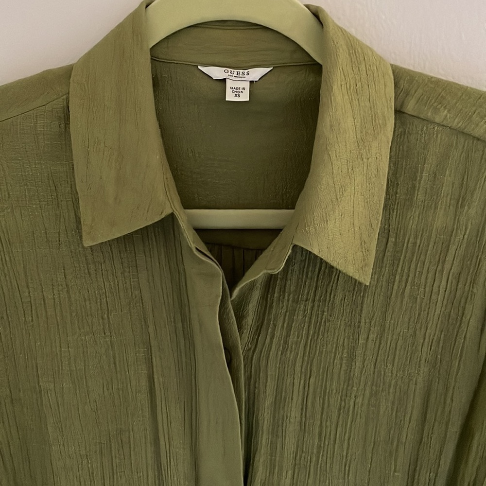 Guess green blouse - Picture 2 of 3
